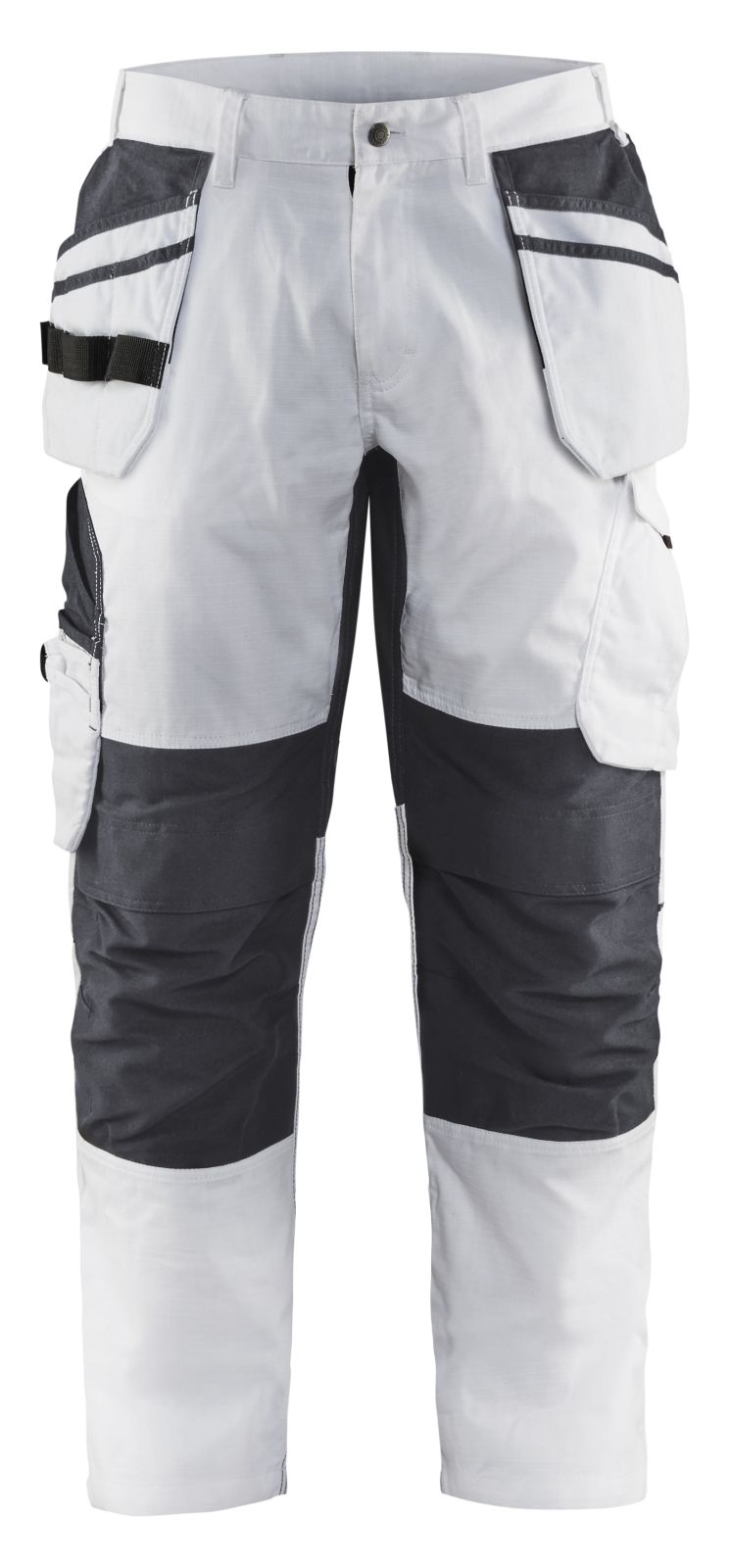 Blaklader Broeken 10961330 met Stretch wit-donkergrijs(1098)