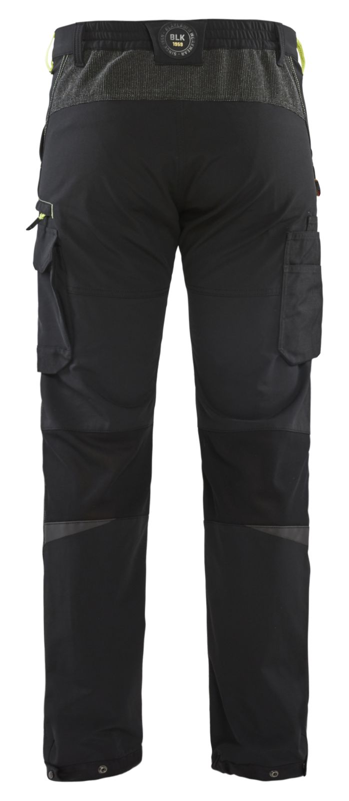 Blaklader Broeken 14221645 zwart-fluo geel(9933)