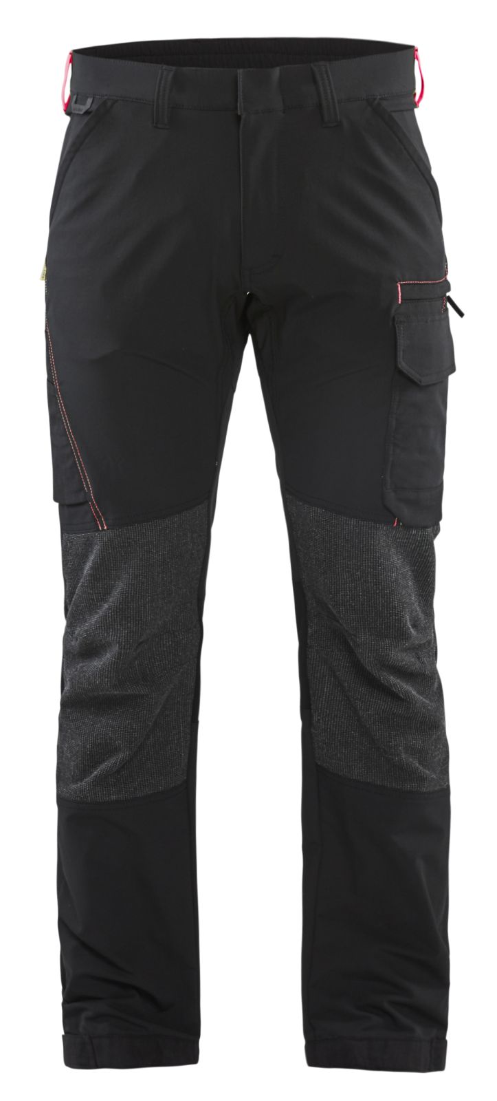 Blaklader Broeken 14221645 zwart-rood(9956)