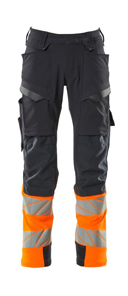 Mascot Accelerate Safe Broeken 19179-511 donker marineblauw-fluu oranje(01014)