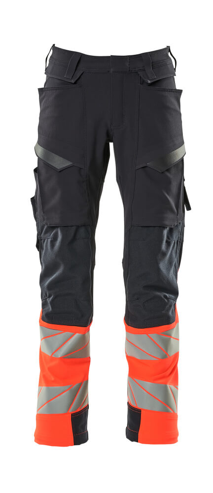 Mascot Accelerate Safe Broeken 19179-511 donker marineblauw-hi-vis rood(10222)