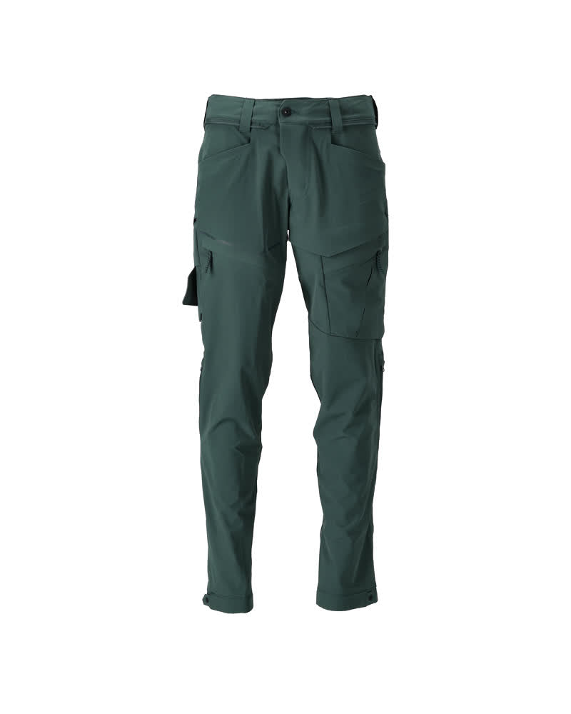 Mascot Customized Broek 22059-605 Functioneel Ultimate Stretch Waterafstotend Lichtgewicht bosgroen(34)