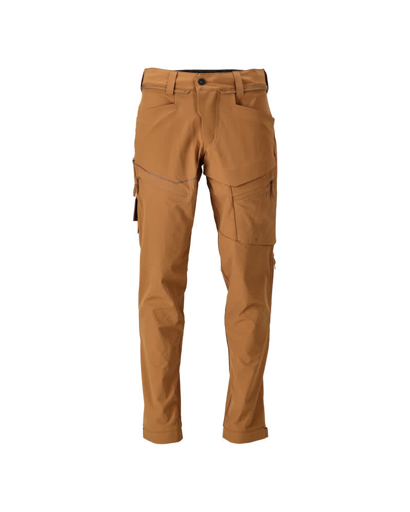 Mascot Customized Broek 22059-605 Functioneel Ultimate Stretch Waterafstotend Lichtgewicht notenbruin(54)