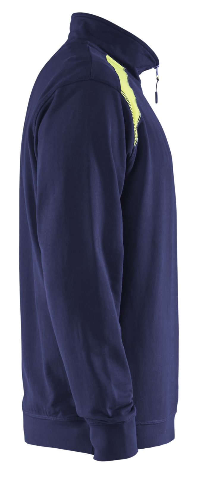Blaklader Polosweaters 33531158 marineblauw-geel(8933)