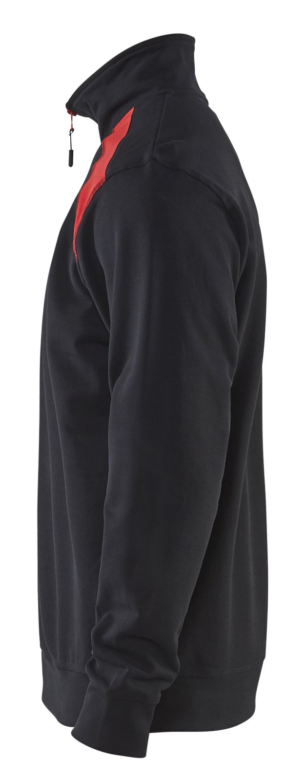 Blaklader Polosweaters 33531158 zwart-rood(9956)