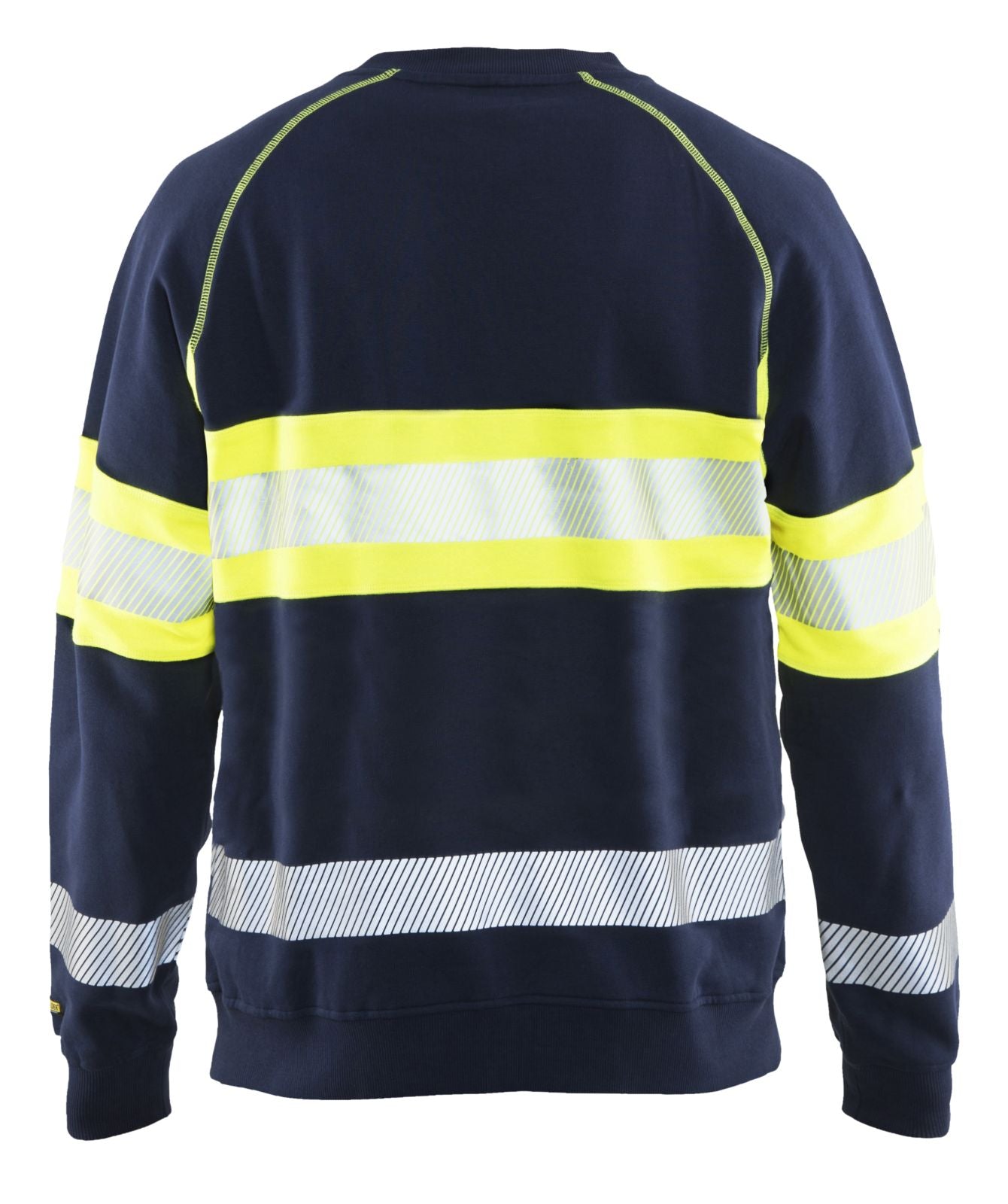 Blaklader Polosweaters 33591158 HiVis marineblauw-geel(8933)