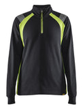 Blaklader Polosweaters 34031158 zwart-fluo geel(9933)