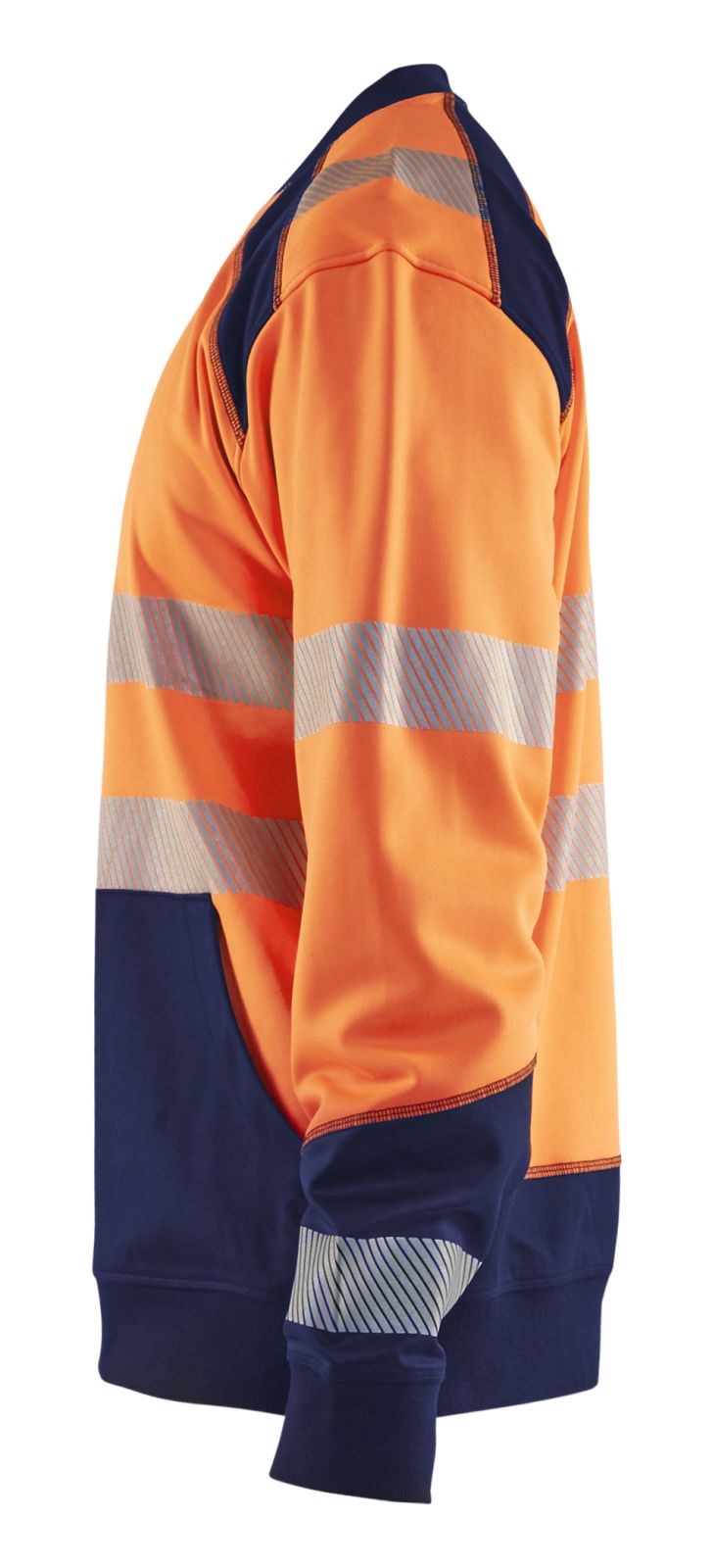 Blaklader Polosweaters 35412528 HiVis fluo oranje-marineblauw(5389)