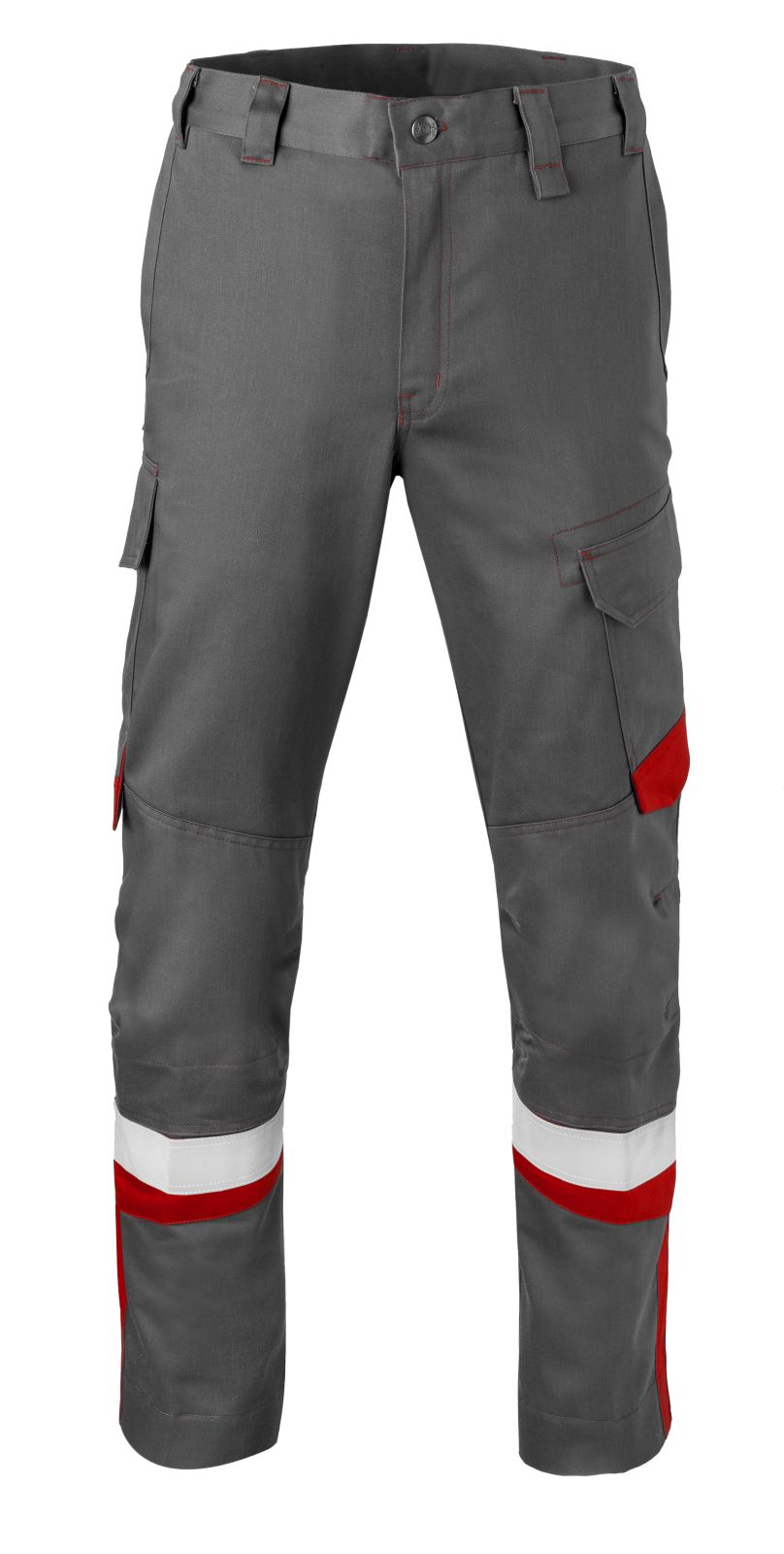Havep 5safety Image + Werkbroeken 80340 houtskool-rood(AAB)