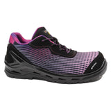 Base Miss Base Schoenen B1212C Arya S1P ESD SRC zwart-fuchsiaroze(CB)