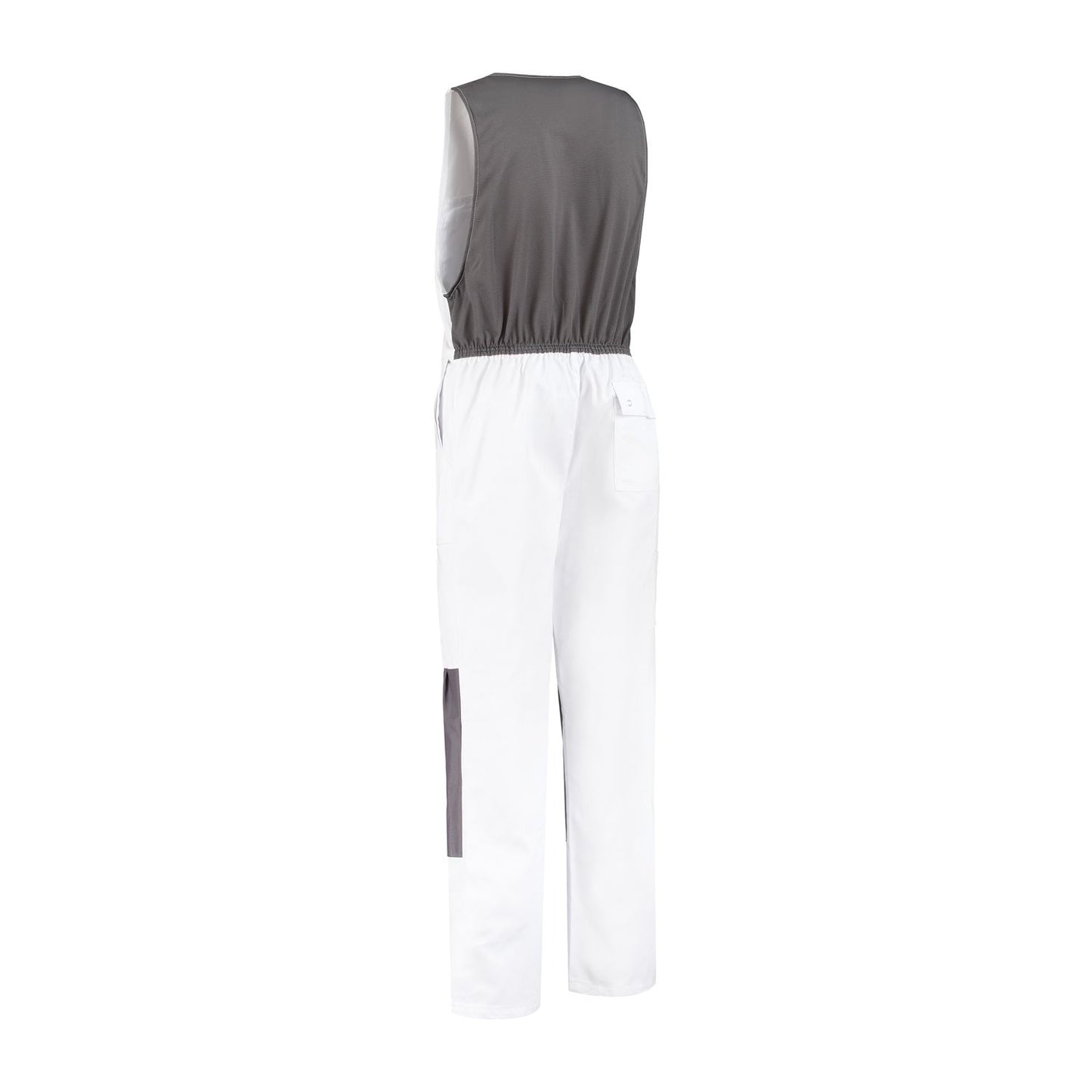 Noname Bodybroeken BBC6040 Kniezakken wit-grijs(WTGR)