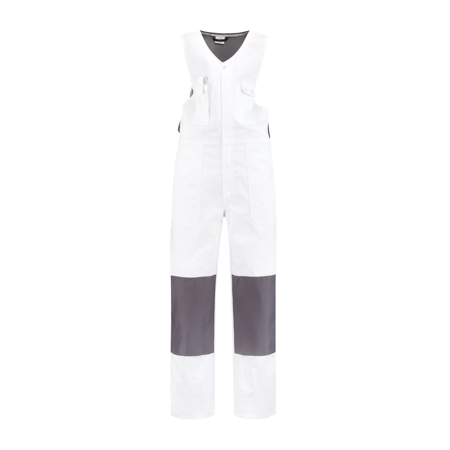 Noname Bodybroeken BBC6040 Kniezakken wit-grijs(WTGR)