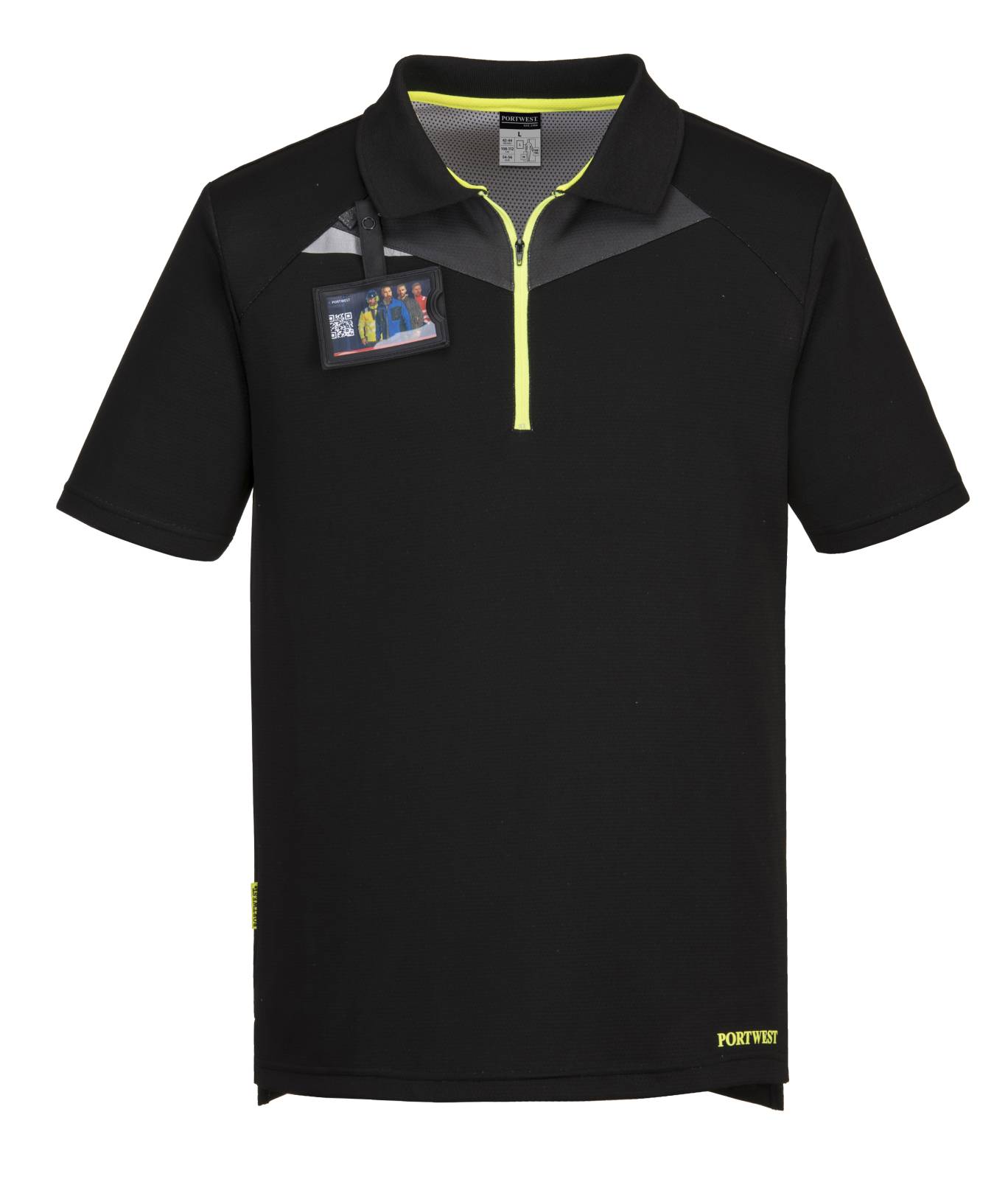 Portwest Polo's DX410 zwart(BK)