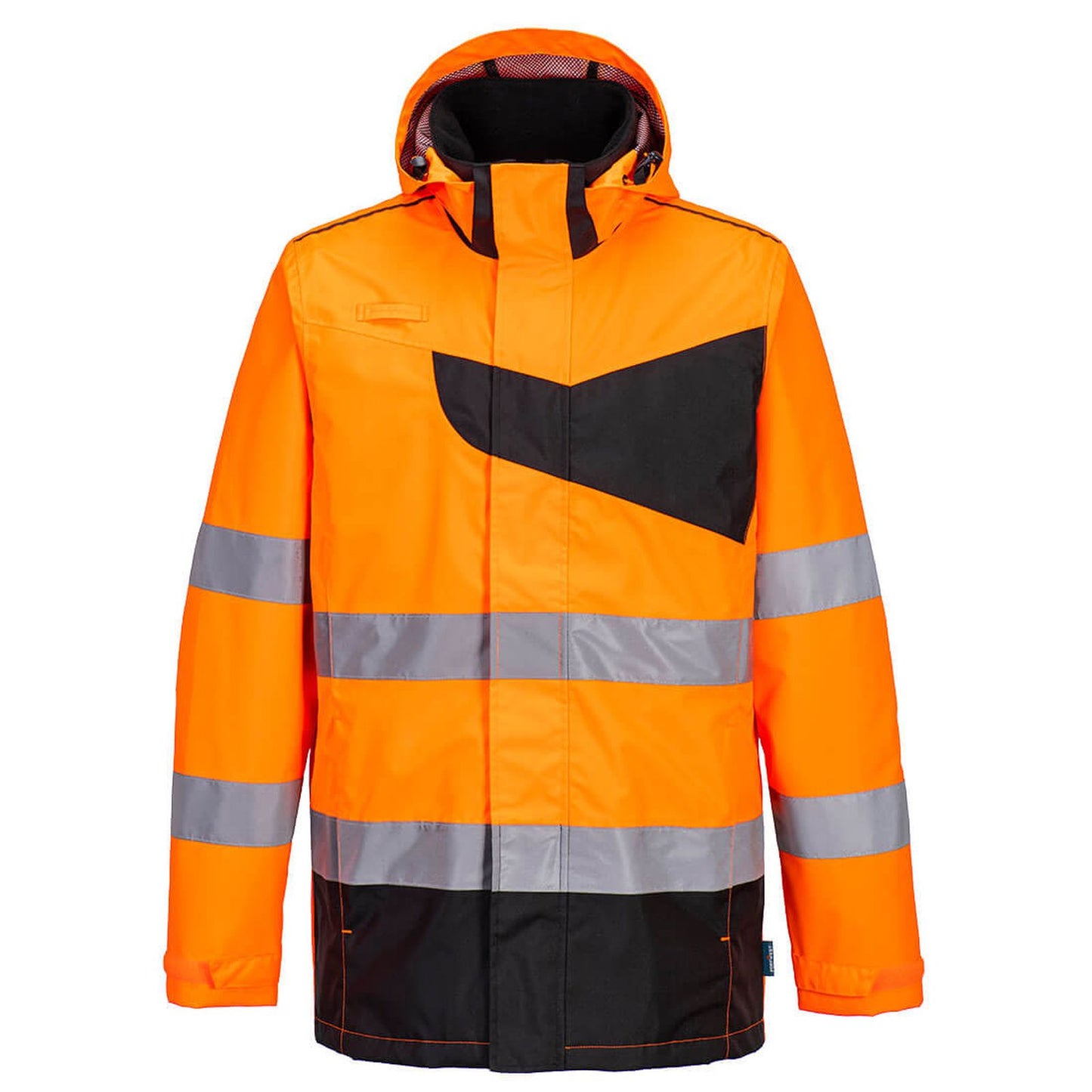 Portwest PW2 HiVis Regenjack PW265 Hi-Vis oranje-zwart(OB)