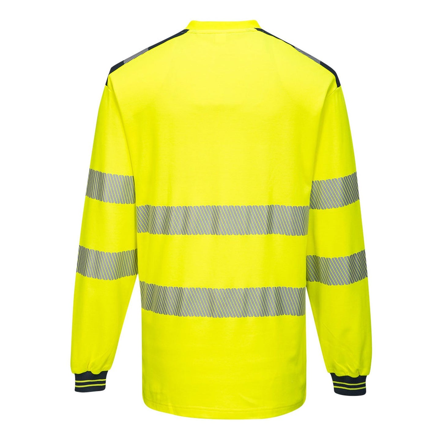 Portwest PW3 T-shirts T185 geel-marineblauw(YN)
