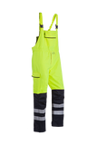 Sioen Am. Overalls Pedley  fluo geel-marineblauw