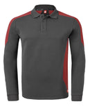 Havep Baselayer WW Poloshirts 10075 houtskool-rood(AAB)