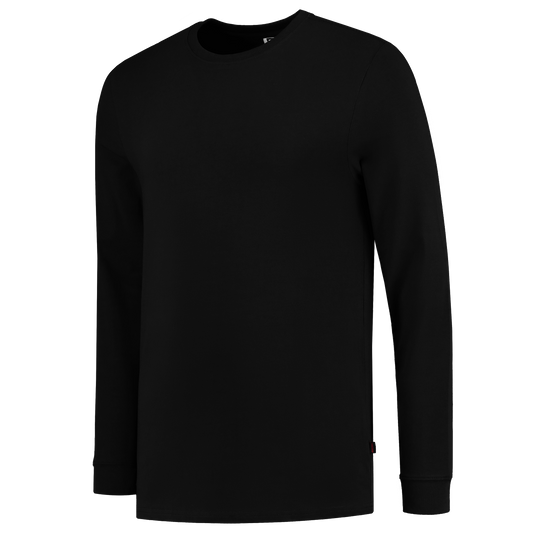 Tricorp Casual 60 graden T-shirts 101015 longsleeve 200 gram unisex middernacht zwart(midnightblack)