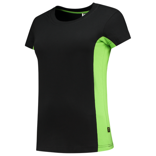 Tricorp Workwear T-shirts 102003 zwart-limoen(blacklime)