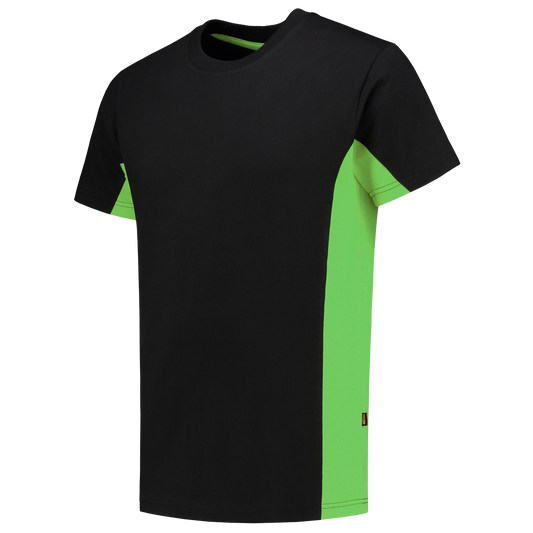 Tricorp Workwear T-shirts 102004 zwart-limoen(blacklime)