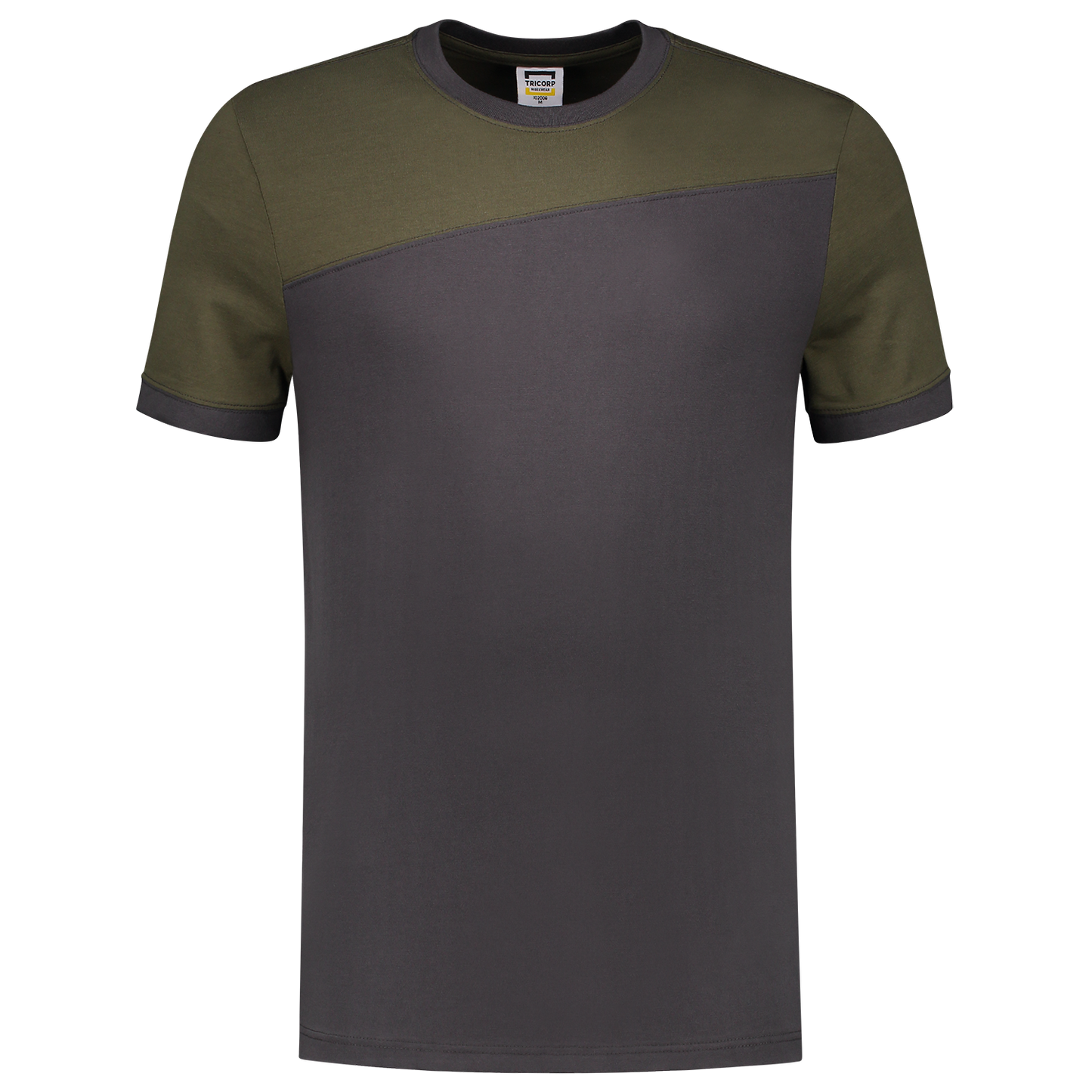 Tricorp Workwear T-shirts 102006 donkergrijs-legergroen(darkgreyarmy)