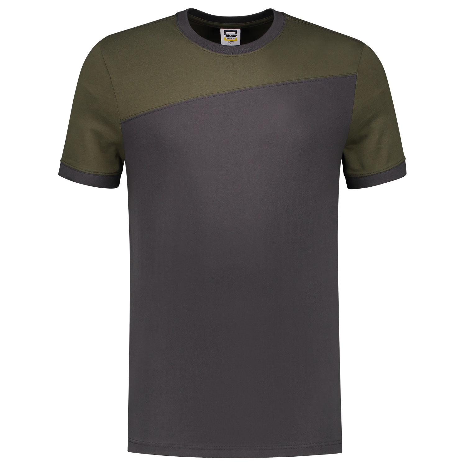 Tricorp Workwear T-shirts 102006 donkergrijs-legergroen(darkgreyarmy)