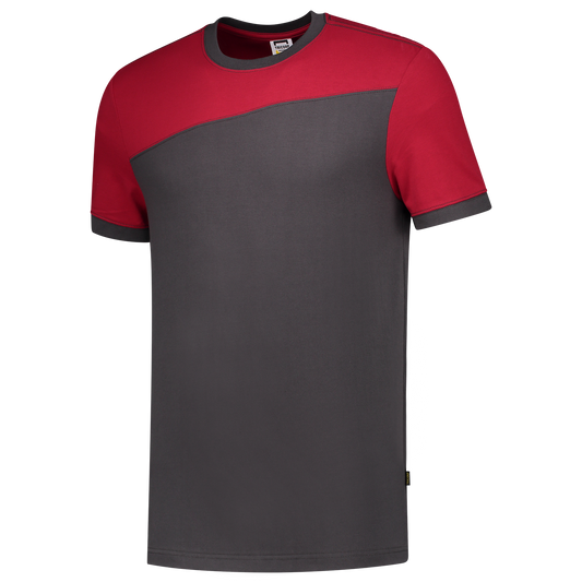 Tricorp Workwear T-shirts 102006 dronkergrijs-rood(darkgreyred)