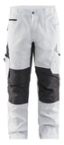 Blaklader Broeken 10951330 met Stretch wit-donkergrijs(1098)