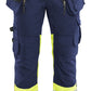 Blaklader High vis Werkbroeken 11301149 HiVis stretch marineblauw-fluo geel(8933)
