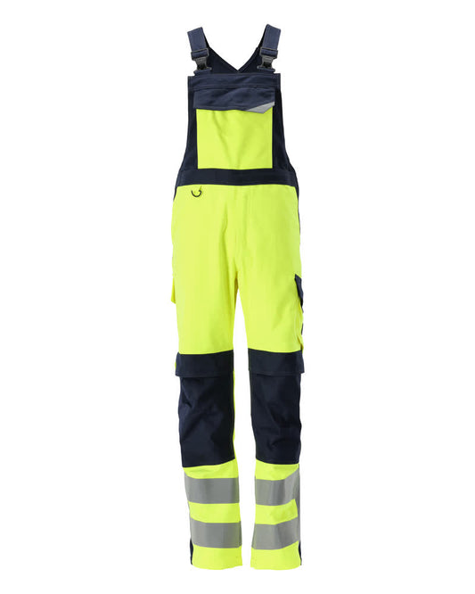 Mascot Am. Overalls Davos Multinorm fluo geel-donker marineblauw(17010)
