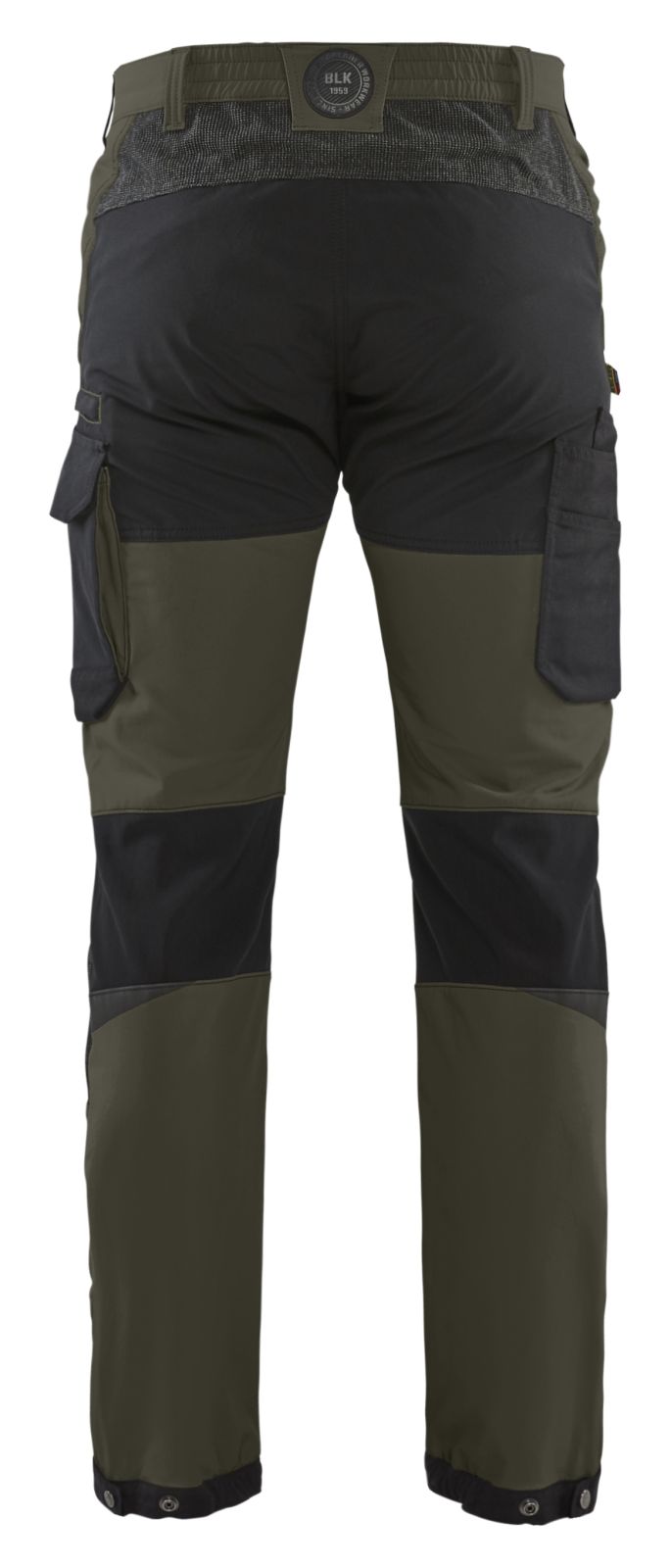 Blaklader Broeken 14221645 groen-zwart(4599)