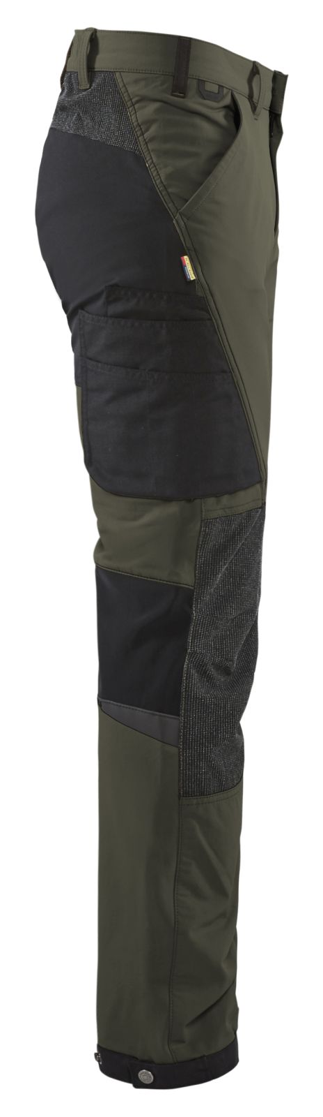 Blaklader Broeken 14221645 groen-zwart(4599)
