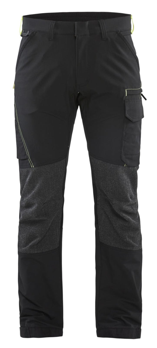 Blaklader Broeken 14221645 zwart-fluo geel(9933)
