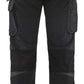 Blaklader Broeken 14221645 zwart-rood(9956)