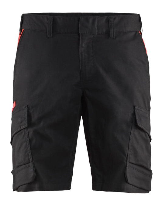 Blaklader Broeken 14461832 zwart-rood(9956)