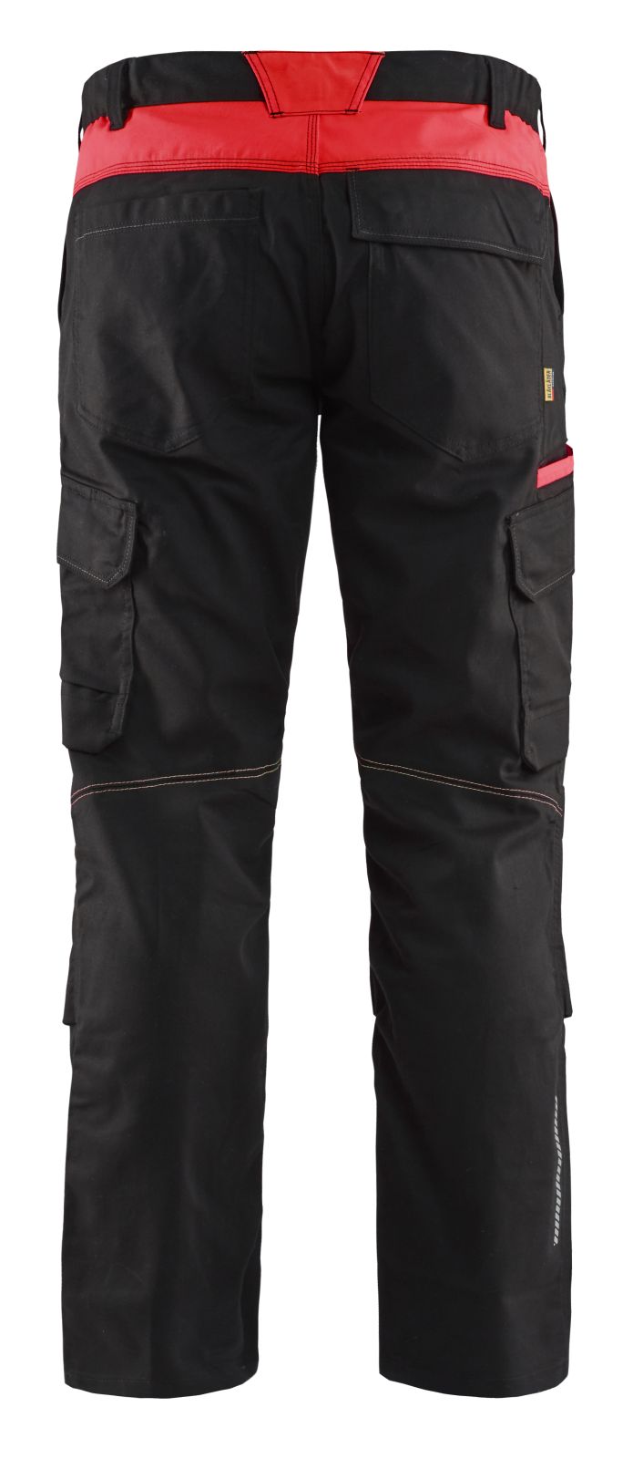 Blaklader Broeken 14481832 zwart-rood(9956)