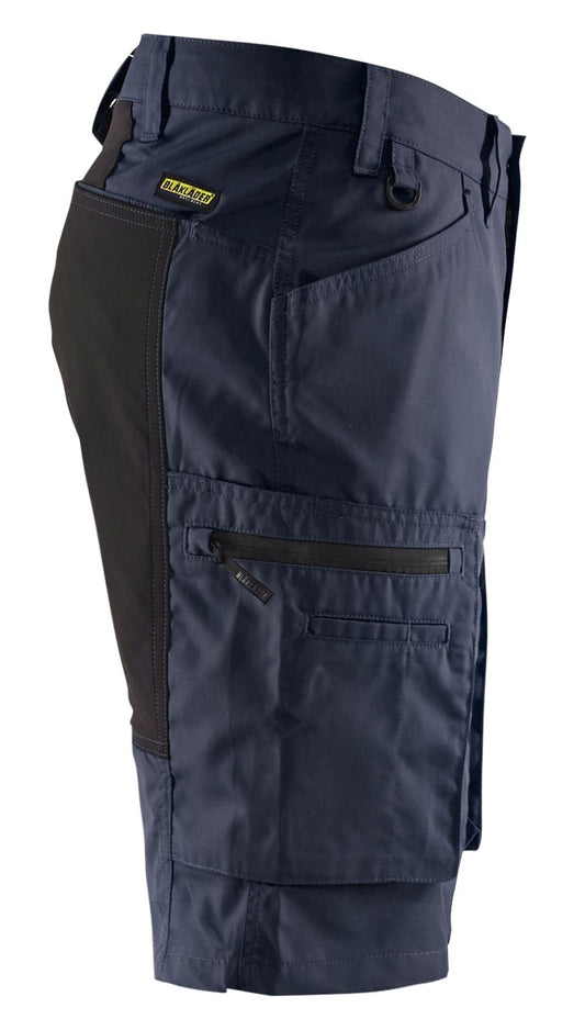 Blaklader Broeken 14491845 met Stretch donker marineblauw-zwart(8699)