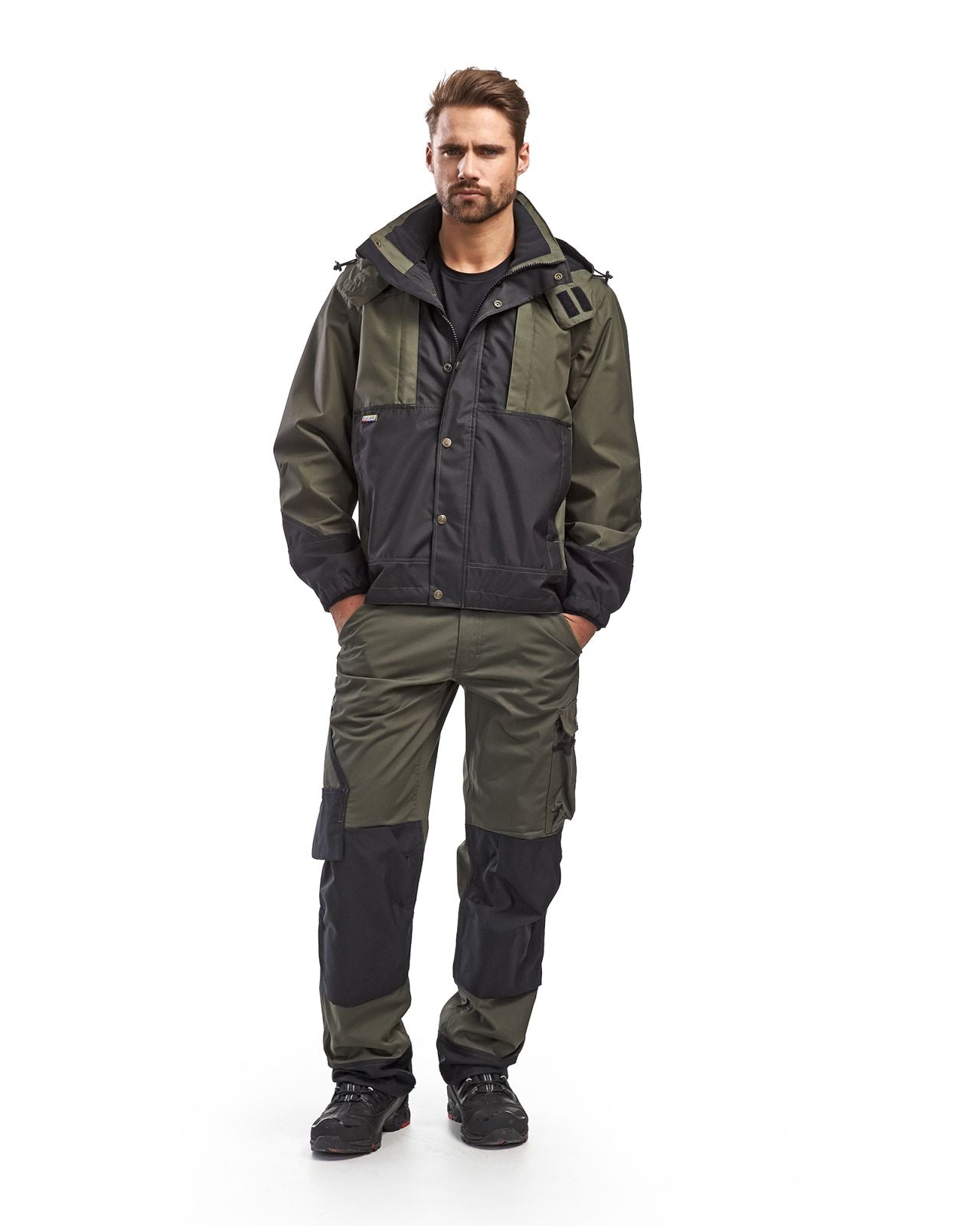 Blaklader Broeken 14541835 army groen-zwart(4699)