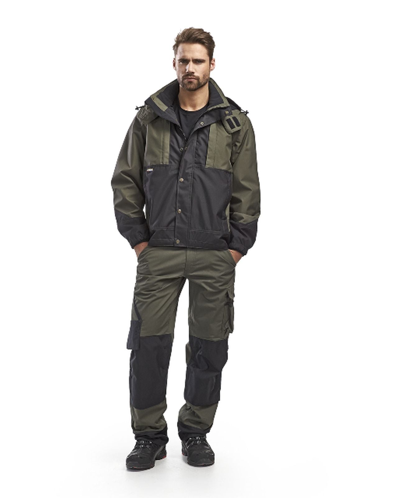 Blaklader Broeken 14541835 army groen-zwart(4699)
