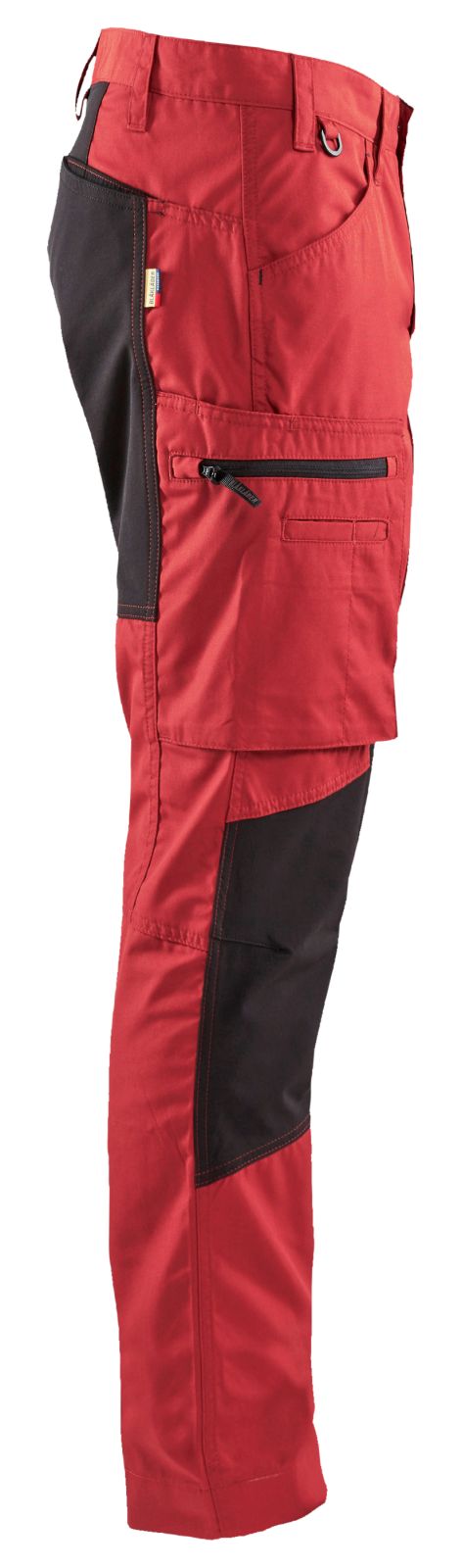 Blaklader Broeken 14591845 met Stretch rood-zwart(5699)
