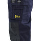 Blaklader Broeken 14791514 Multinorm marineblauw-geel(8933)