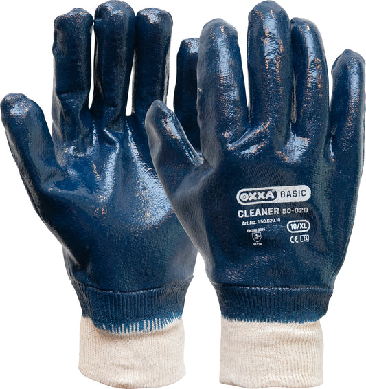 OXXA Basic Handschoen Cleaner 50-030 blauw-wit