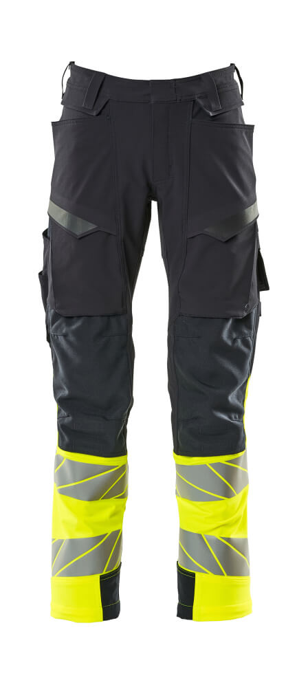 Mascot Accelerate Safe Broeken 19179-511 donker marineblauw-fluo geel(01017)