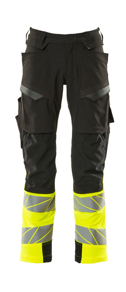 Mascot Accelerate Safe Broeken 19179-511 zwart-fluo geel(0917)