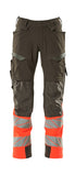 Mascot Accelerate Safe Broeken 19179-511 donker antracietgrijs-fluo rood(18222)