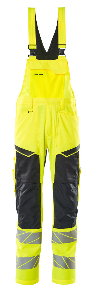 Mascot Accelerate Safe Overalls 19569-236 fluo geel-donker marineblauw(17010)