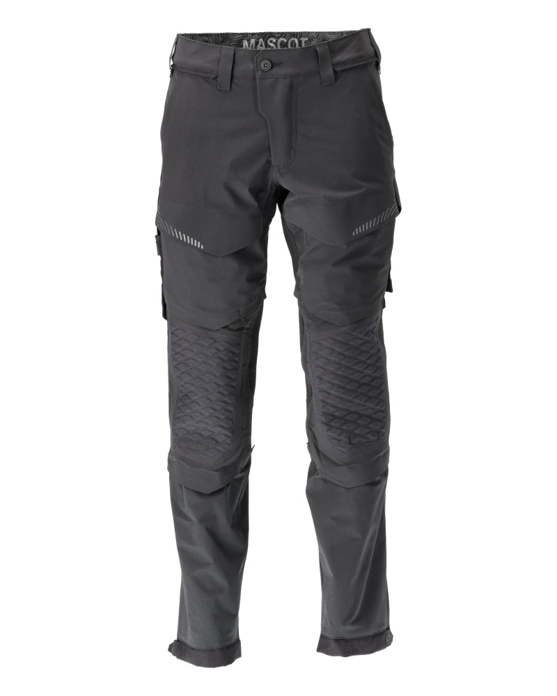 Mascot Customized Broek met kniezakken 22279-605 zwart(09)
