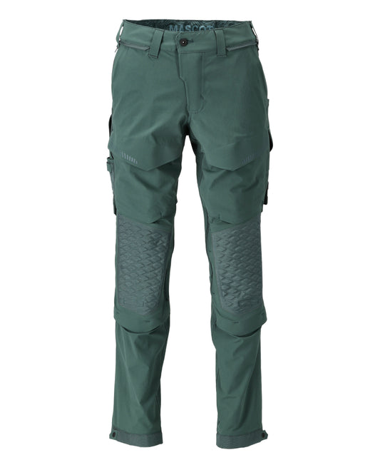 Mascot Customized Broek met kniezakken 22279-605 bosgroen(34)