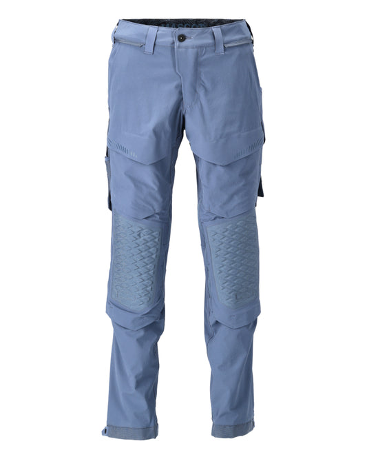 Mascot Customized Broek met kniezakken 22279-605 ijsblauw(85)