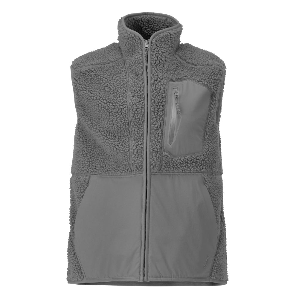 Mascot Customized Bodywarmer met rits 22465-682 rits modern fit steengrijs(89)